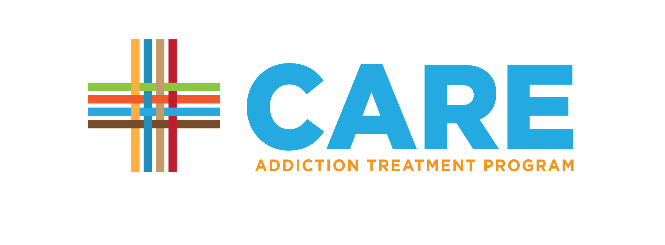 People in recovery all have their own story and experiences. This logo uses different colored ribbons which come together to show unity and support.