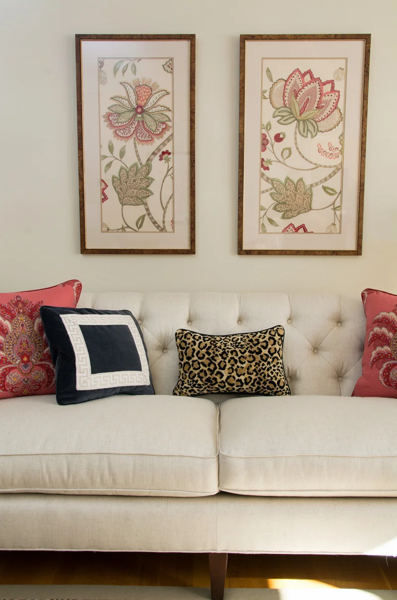 pamelaharveyinteriordesign.com | Pamela Harvey Interiors, LLC | Interior Designer in Huntinghills Virginia | Luxury Home and Condominium Styling on the East Coast | Modern Traditional Living Room Makeover