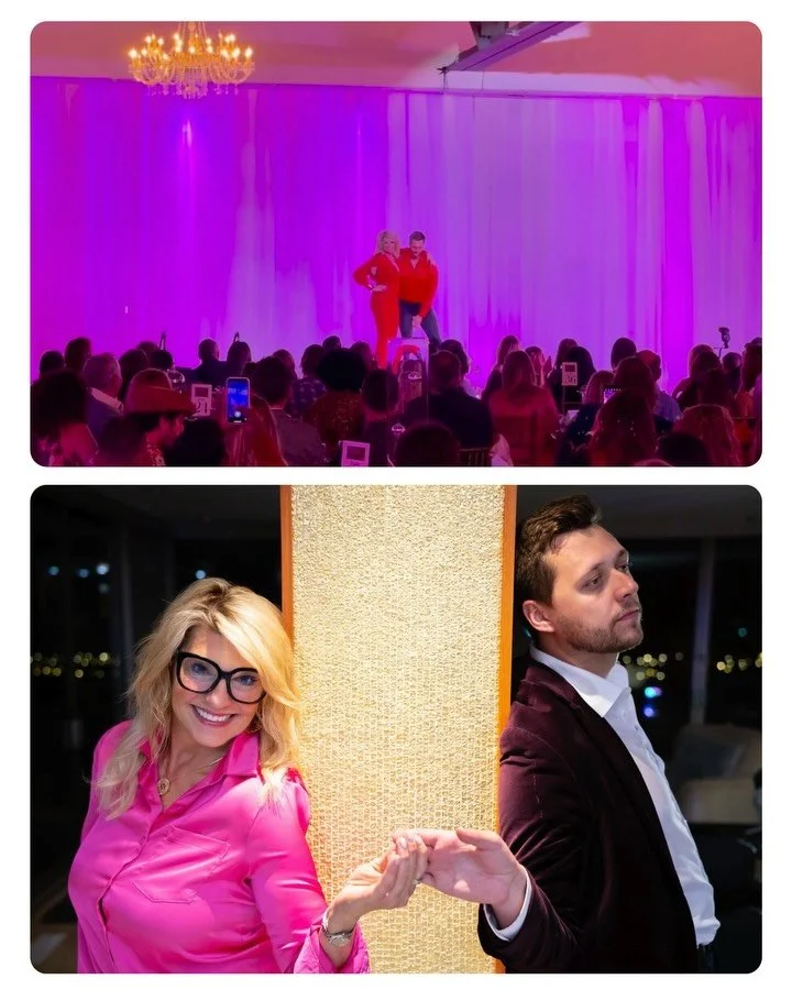 Throwback to Dance for a Chance 2022 with @sandy_spady! We stitched together a few Tik Tok dances, practiced for a few weeks, raised a bunch of money for @yes_omaha, and got to perform for the first time in front of a big ol’ crowd! So many fir