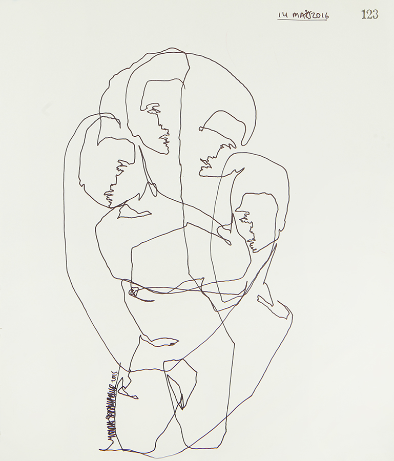 Continuous Line Series #123 (SOLD)