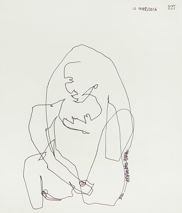 Continuous Line Series #127 (SOLD)