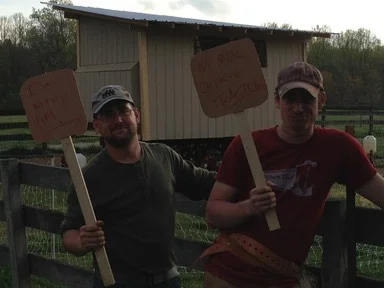 Zach & Thomas...going on strike