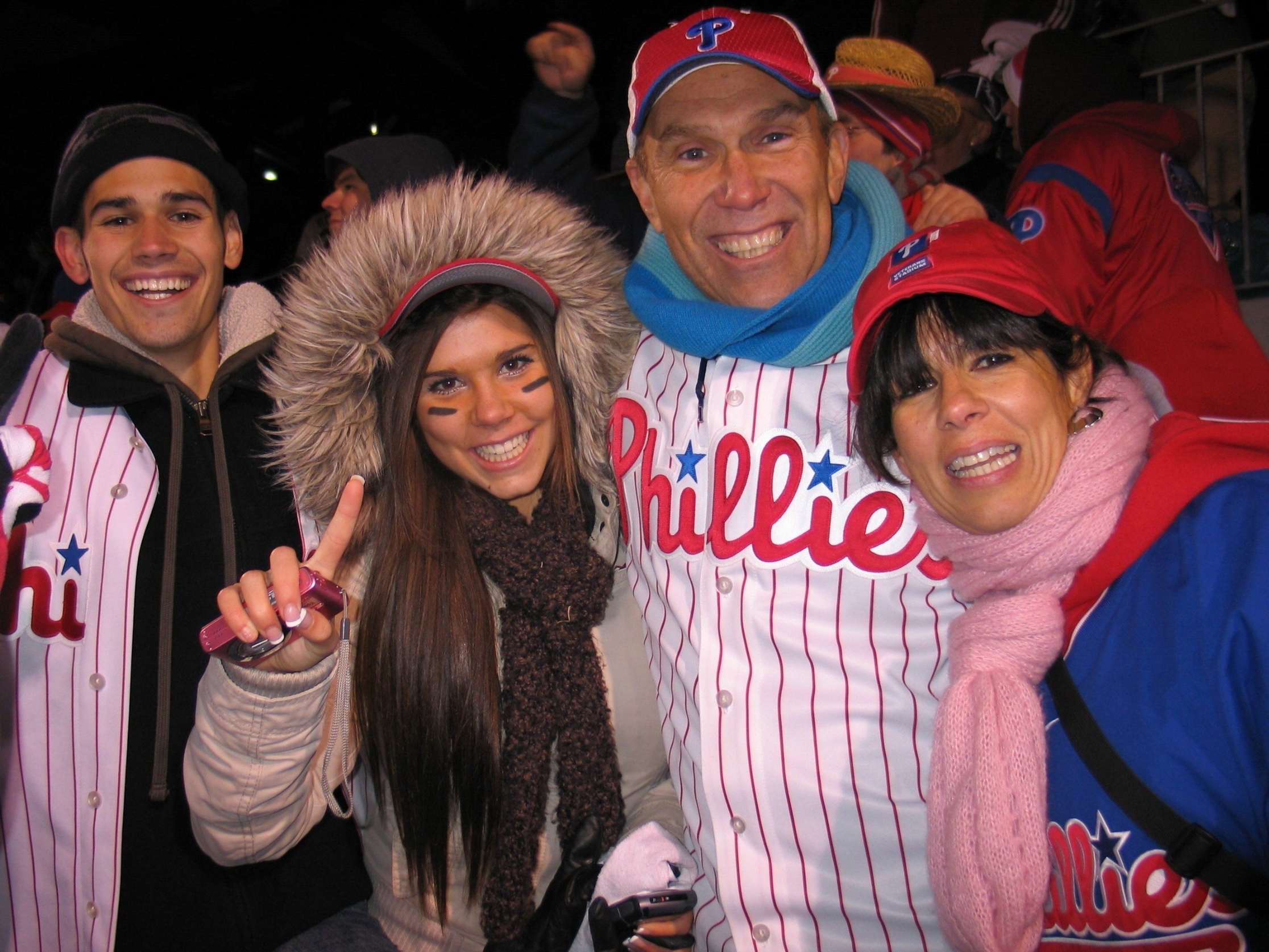 It's 2008! Phillies win the World Series! We are there! Crazy exciting!