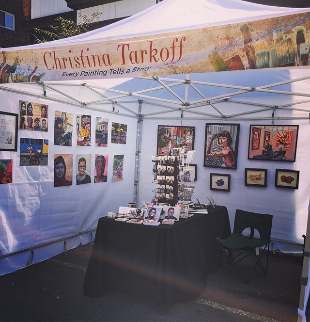 Thank you to all the great folks who stopped by my booth at the #MANAfest fall festival on Saturday. It’s always so rewarding to meet you all and learn how my work means something to you. It is a feeling that words and sales (although always welcome!) cannot express! Thank you for making the journey fun and emotionally rewarding!! #thankful #manayunk #artistofinstagram #oilpainting #whyilovephilly