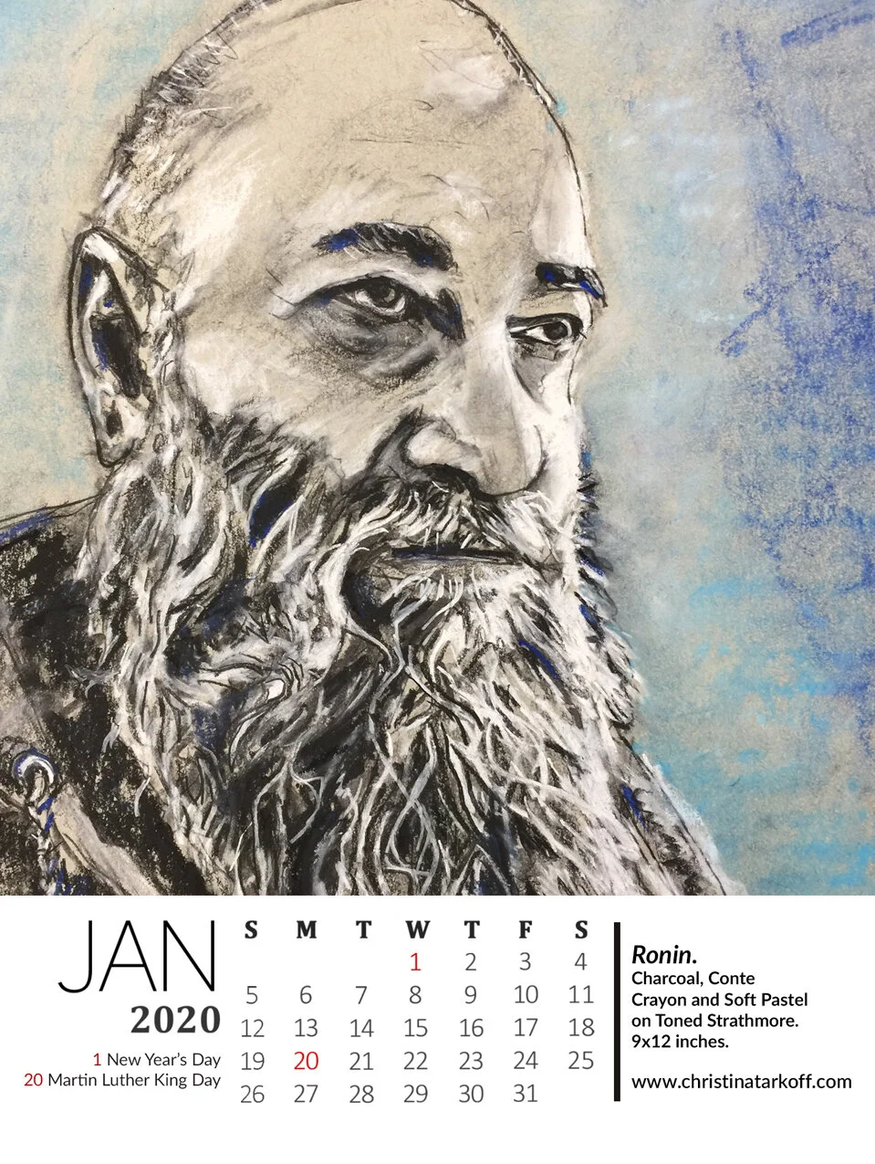 Christina Tarkoff 2020  Desk Calendar