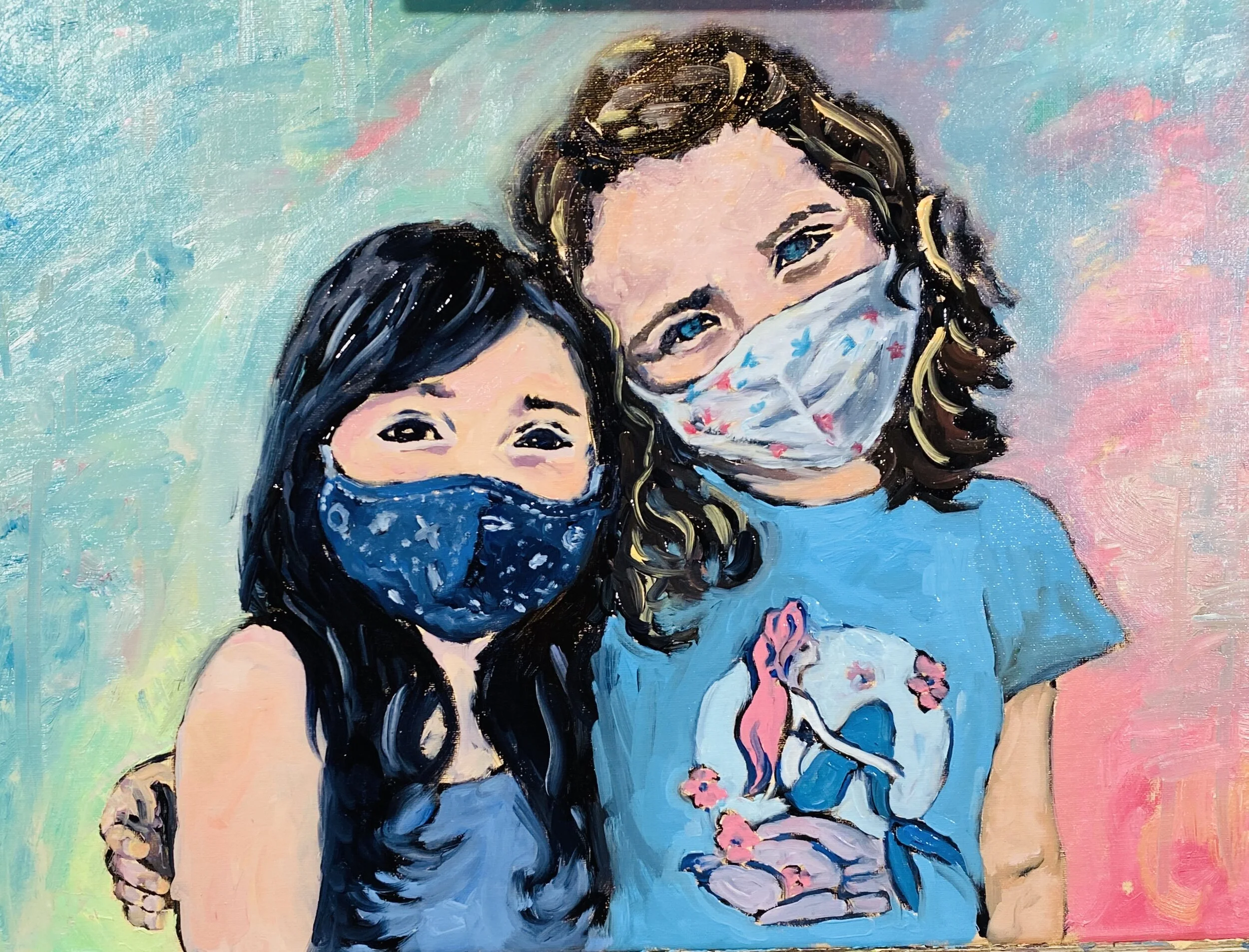 Best Friends Wear Masks (Life with Covid)