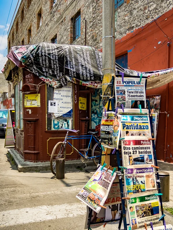 Newspaper Stand, Puebla, Mexico