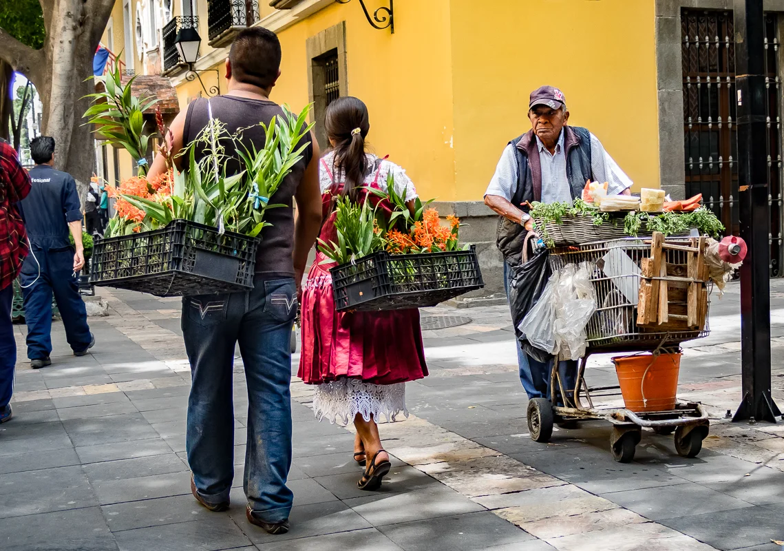 Street Vendors, Puebla, Mexico