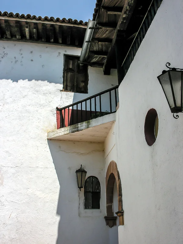 Walls and Balcony, Patzcuaro, Mexico