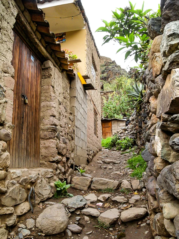 Side Street, Ollantaytambo, Peru