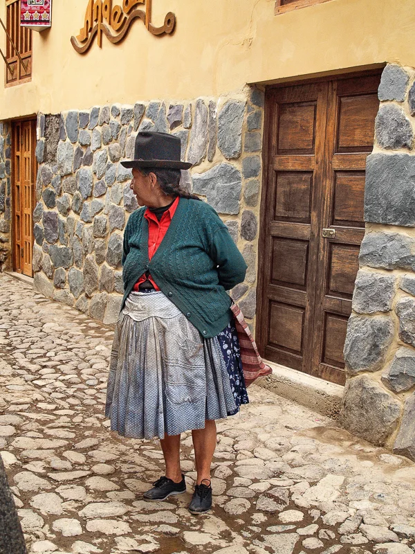 Woman with Black Hat, Cusco, Peru