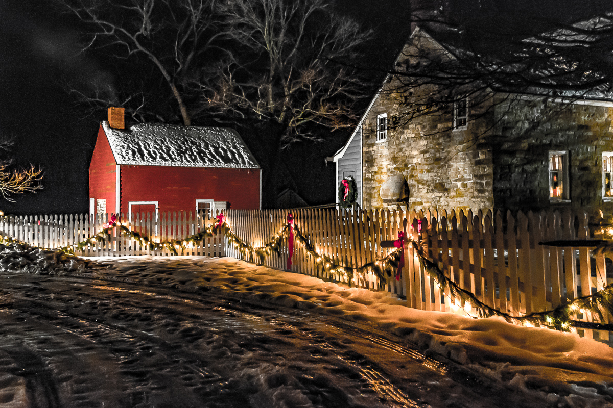 Hill Hold Museum at Christmastime, Campbell Hall, New York