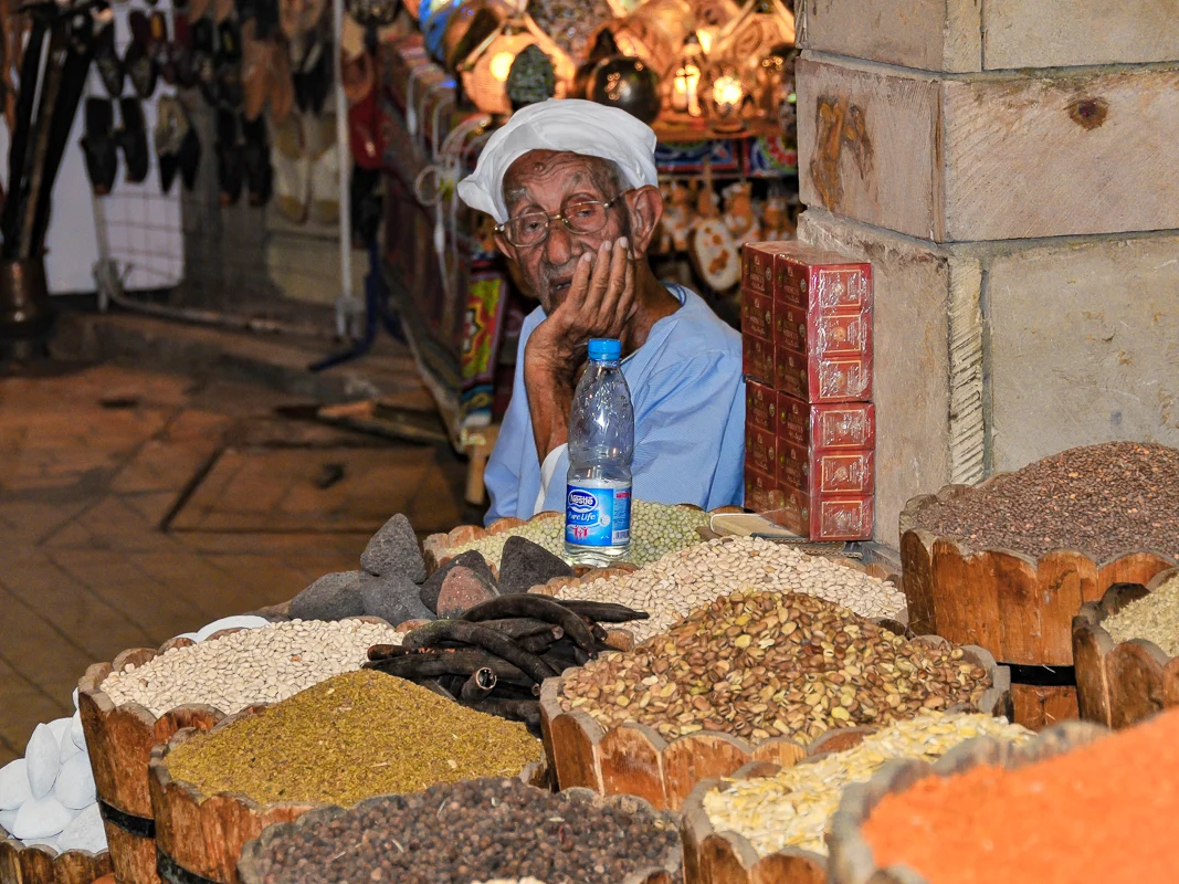 Old Street Vendor, Egypt