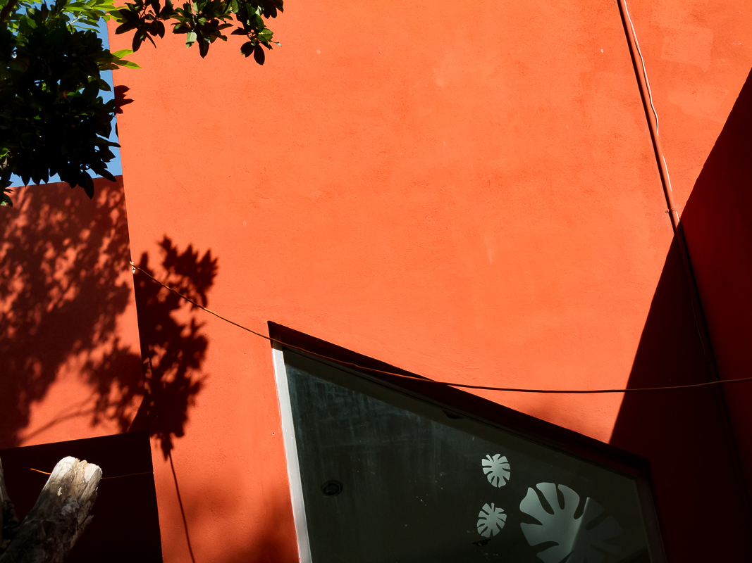Orange Wall, Playa del Carmen, Mexico