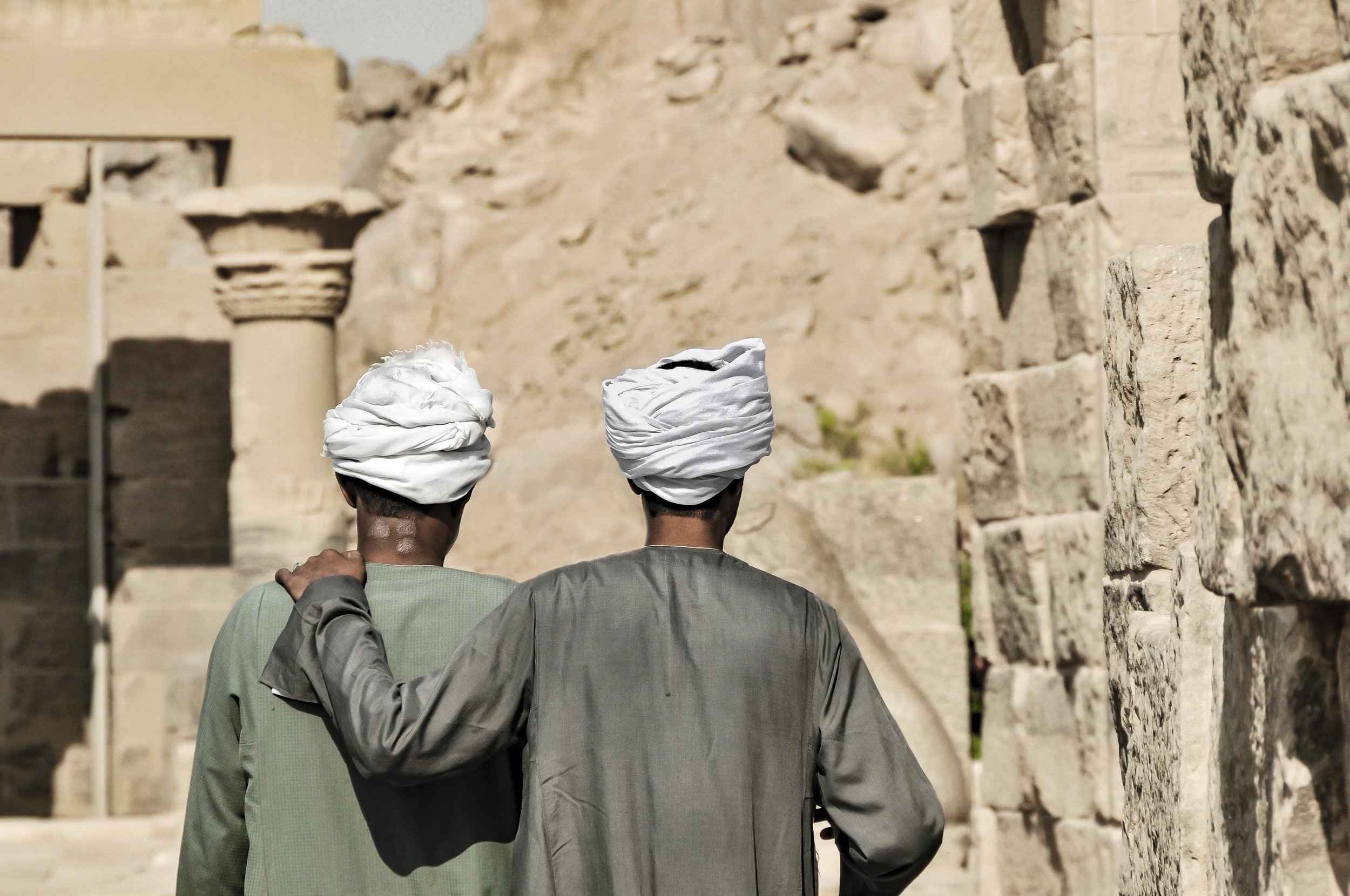 Friend s, Luxor, Egypt