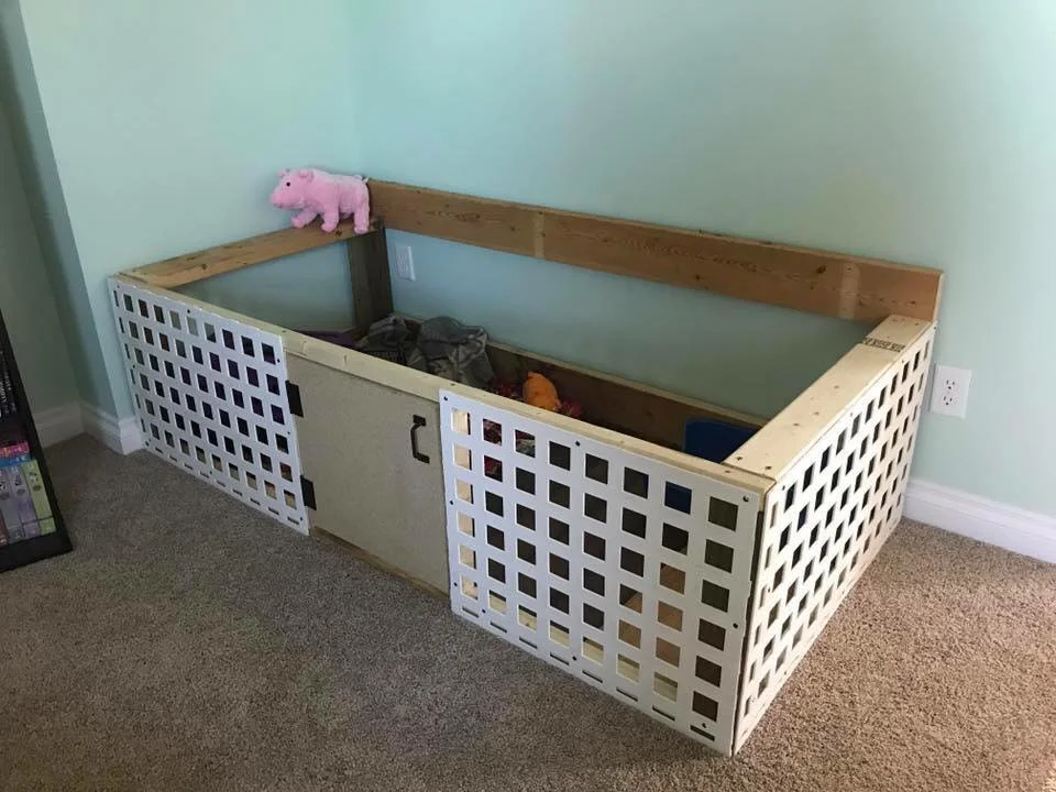 An area one of our pig families created for their little Princess