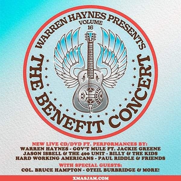 We are thrilled to officially share with you Warren Haynes Presents The Benefit Concert Volume 16 - Available today on CD/DVD, Blu-Ray, Double Vinyl and Digitally .

Recorded at Warren Haynes&rsquo; Christmas Jam on December 13, 2014, The Benefit Con