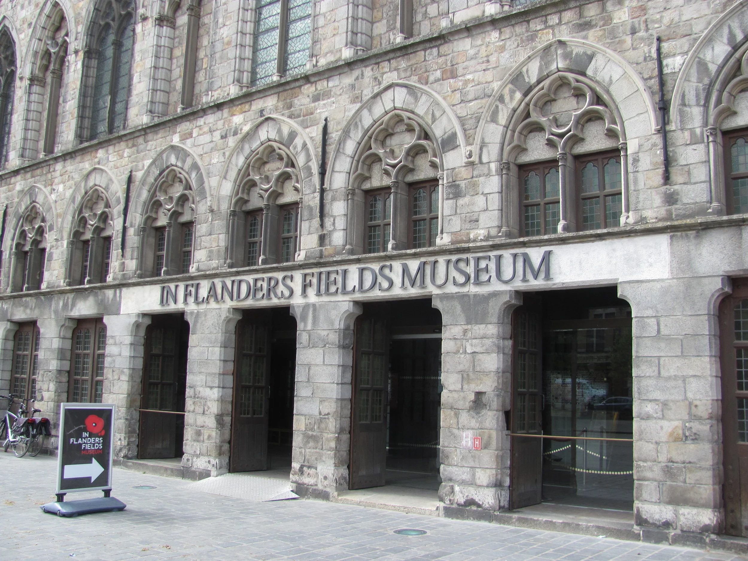 The recently renovated immersive museum in the Cloth Hall, Ypres.