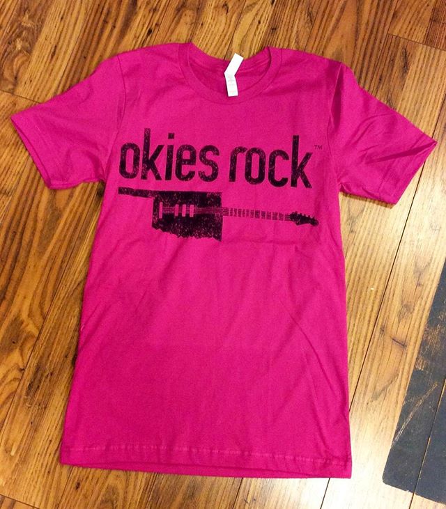 Who likes our @OkiesRock pink tee?! It's at @ambermarieandco as well!! Limited run on these so snag it quick! #OkiesRock