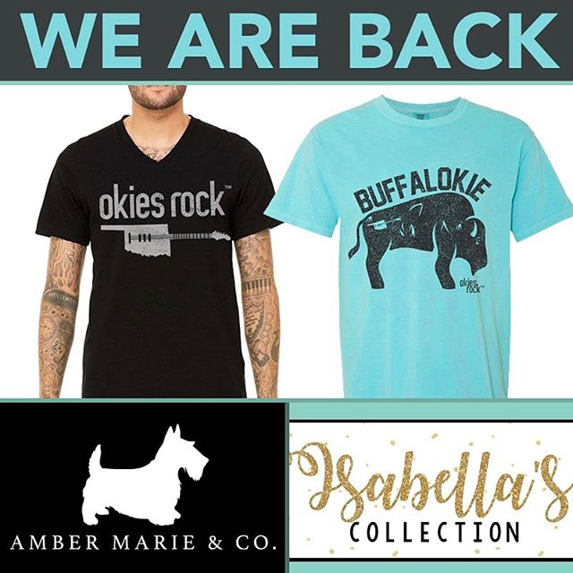 Guess who's back..back again..@okiesrock... TELL YOUR FRIENDS! Back in stock online and in stores at @ambermarieandco and @isabellascollection! #okiesrock