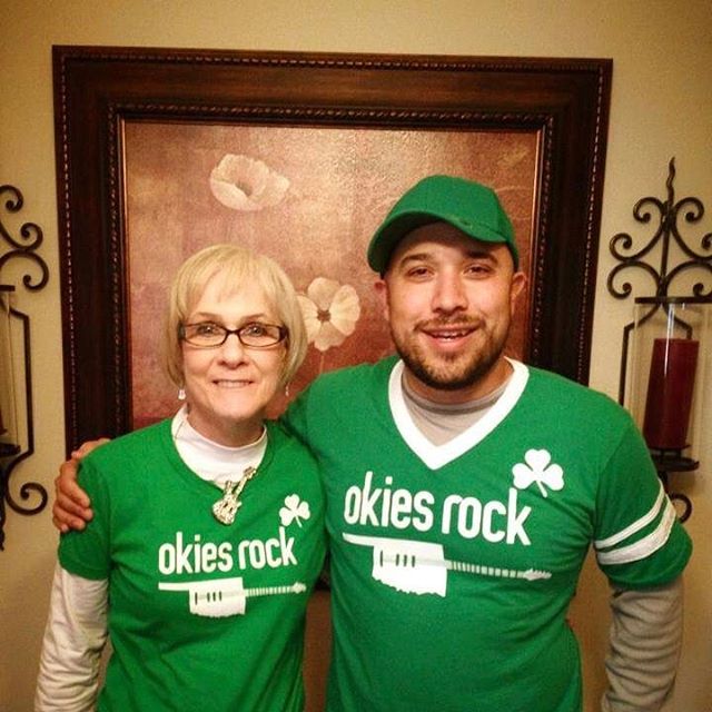 Happy St. Pat's Okies!!! #stpatricksday #okiesrock