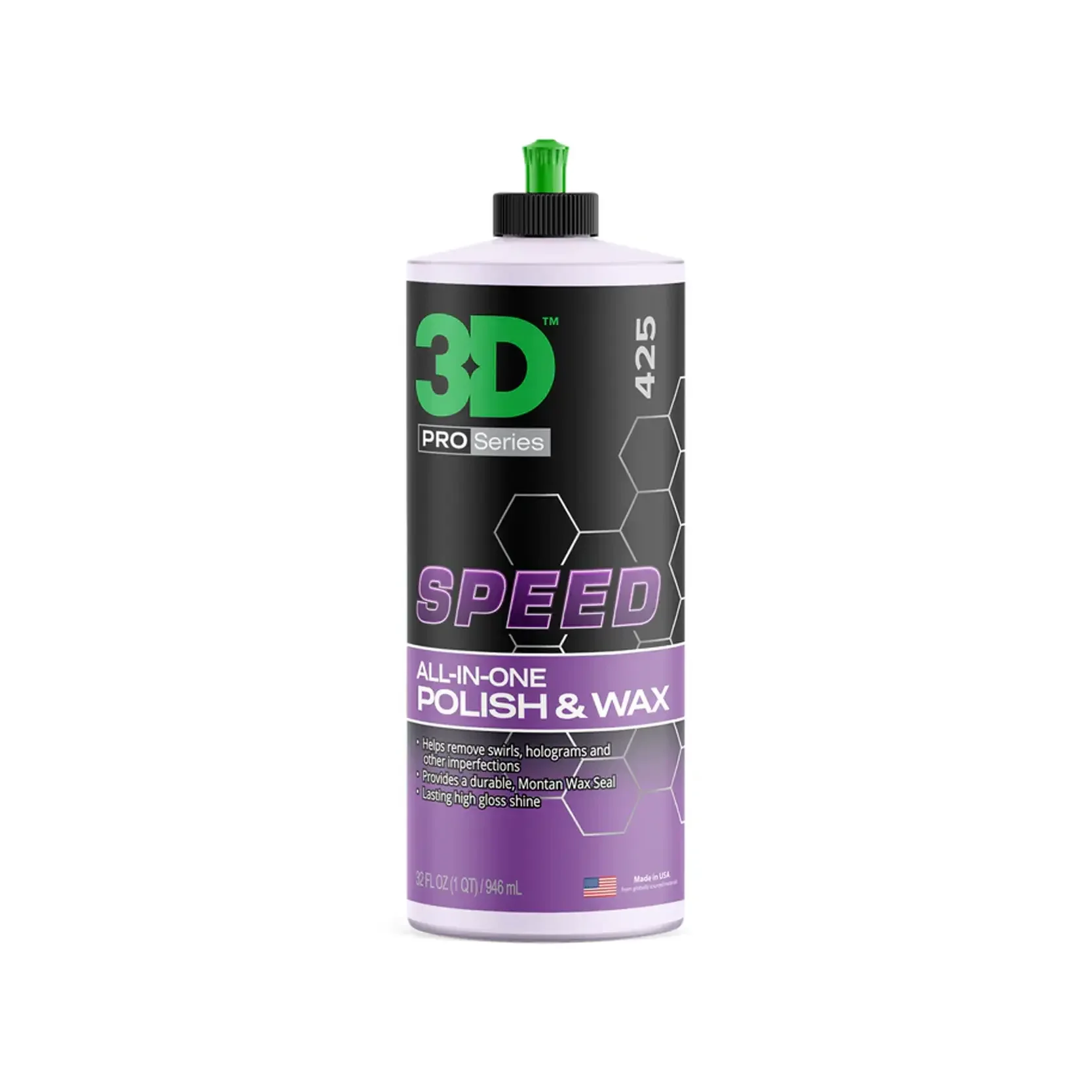 3D SPEED All-in-One Car Wax Polish