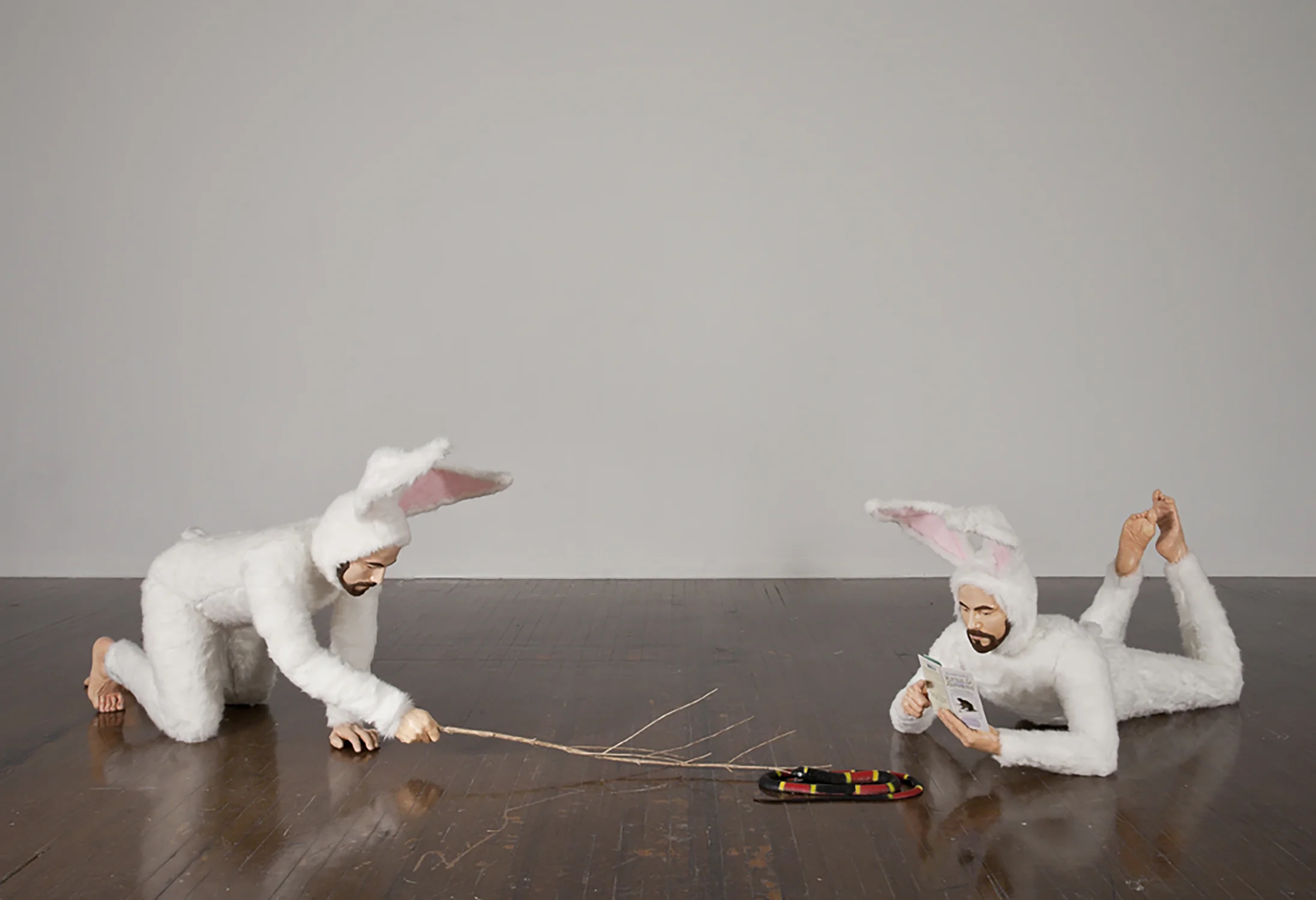 Self-Portrait as Bunnies (The Scientist)