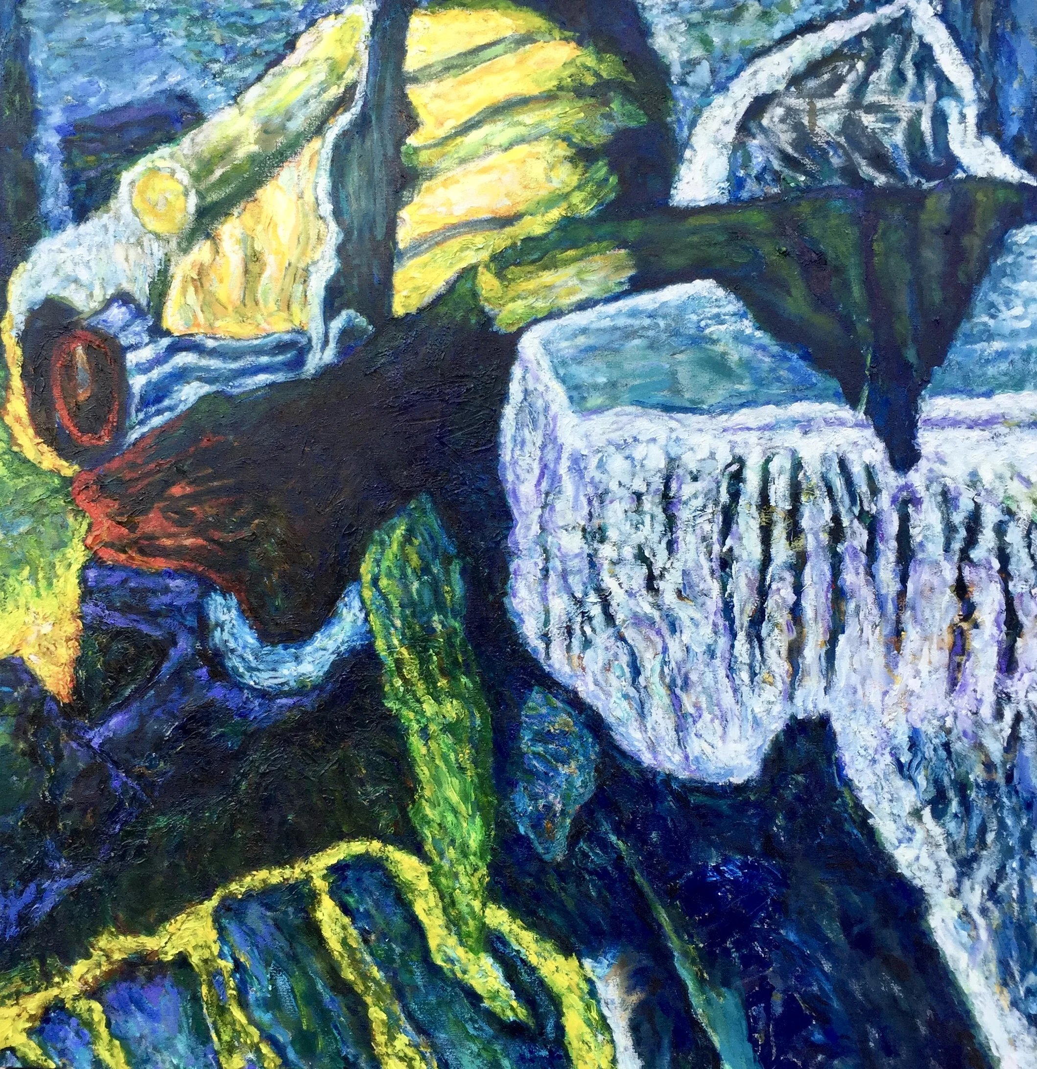 Steve Schmidt, "Untitled," oil on canvas, 2018