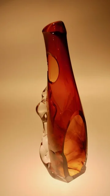 Paulo Dufour, "Anomic," blown & sculpted glass, 2018