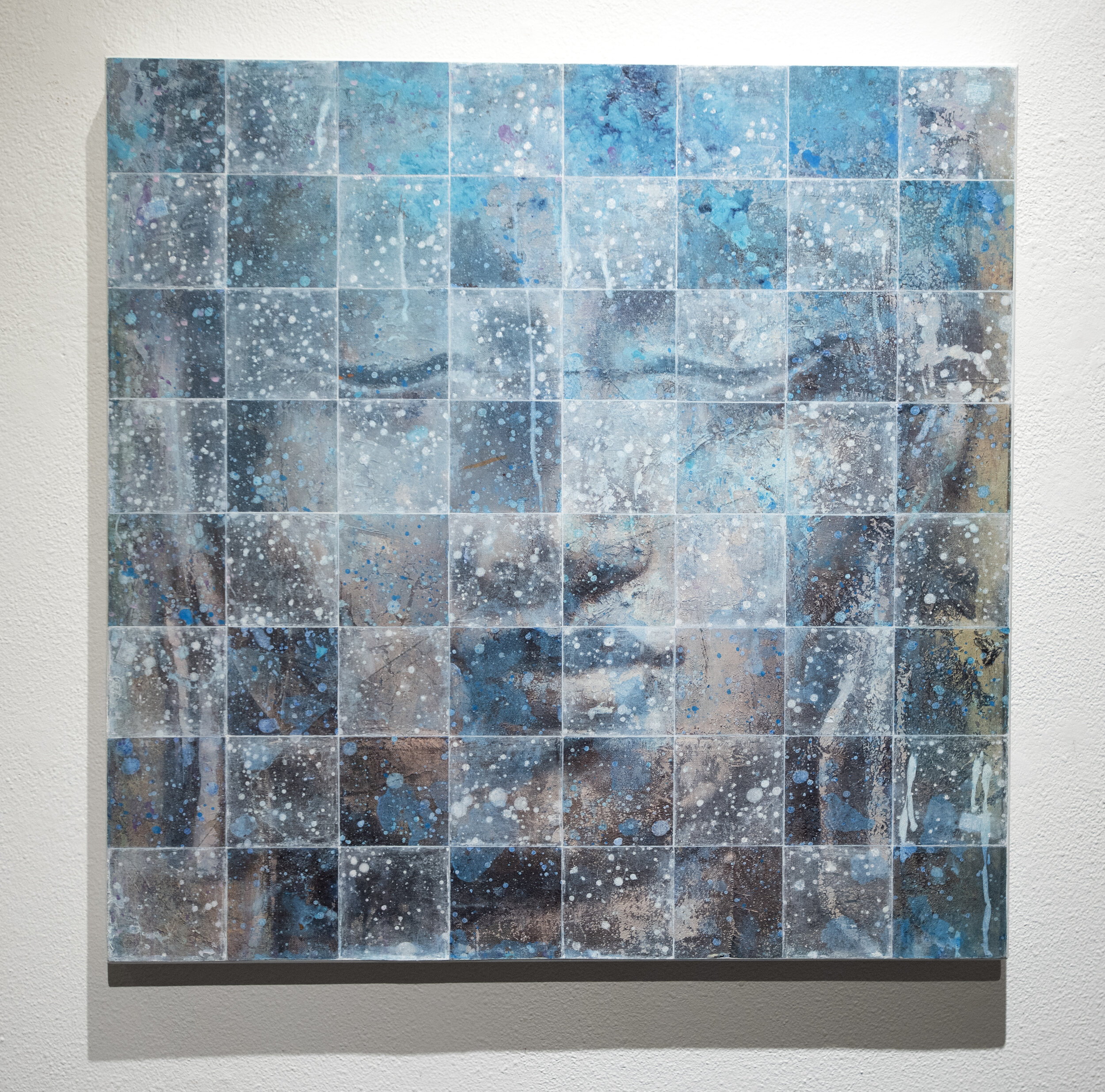 Blue and White Buddha