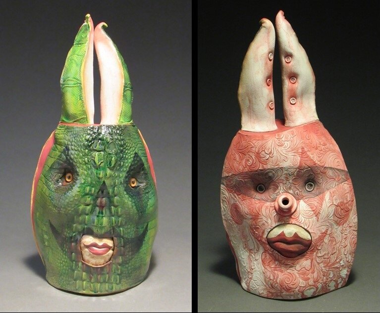 2-Face Hoodoo Jug