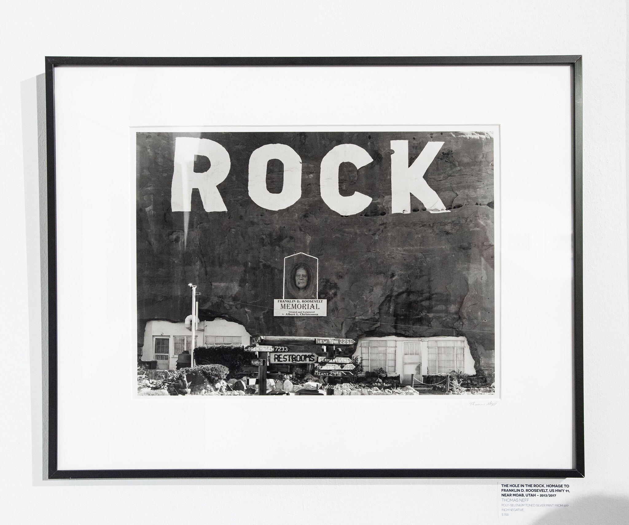 The Hole In The Rock, Homage to Franklin D. Roosevelt, US Hwy 91, near Moab, Utah – 2013/2017