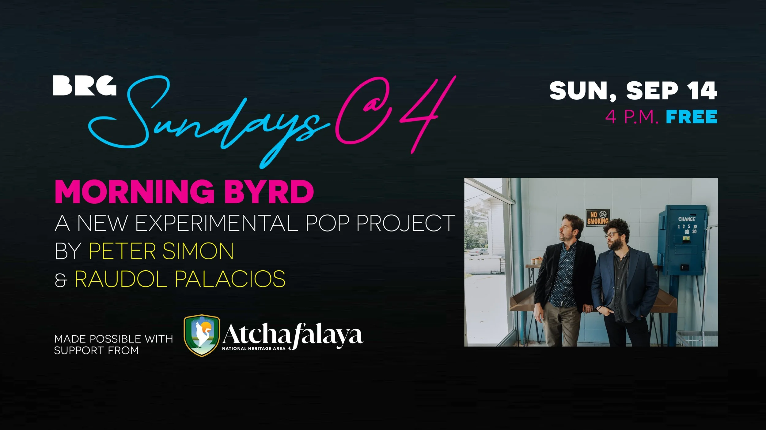 Sundays@4 - Morning Byrd, a new project by Peter Simon & Raudol Palacios