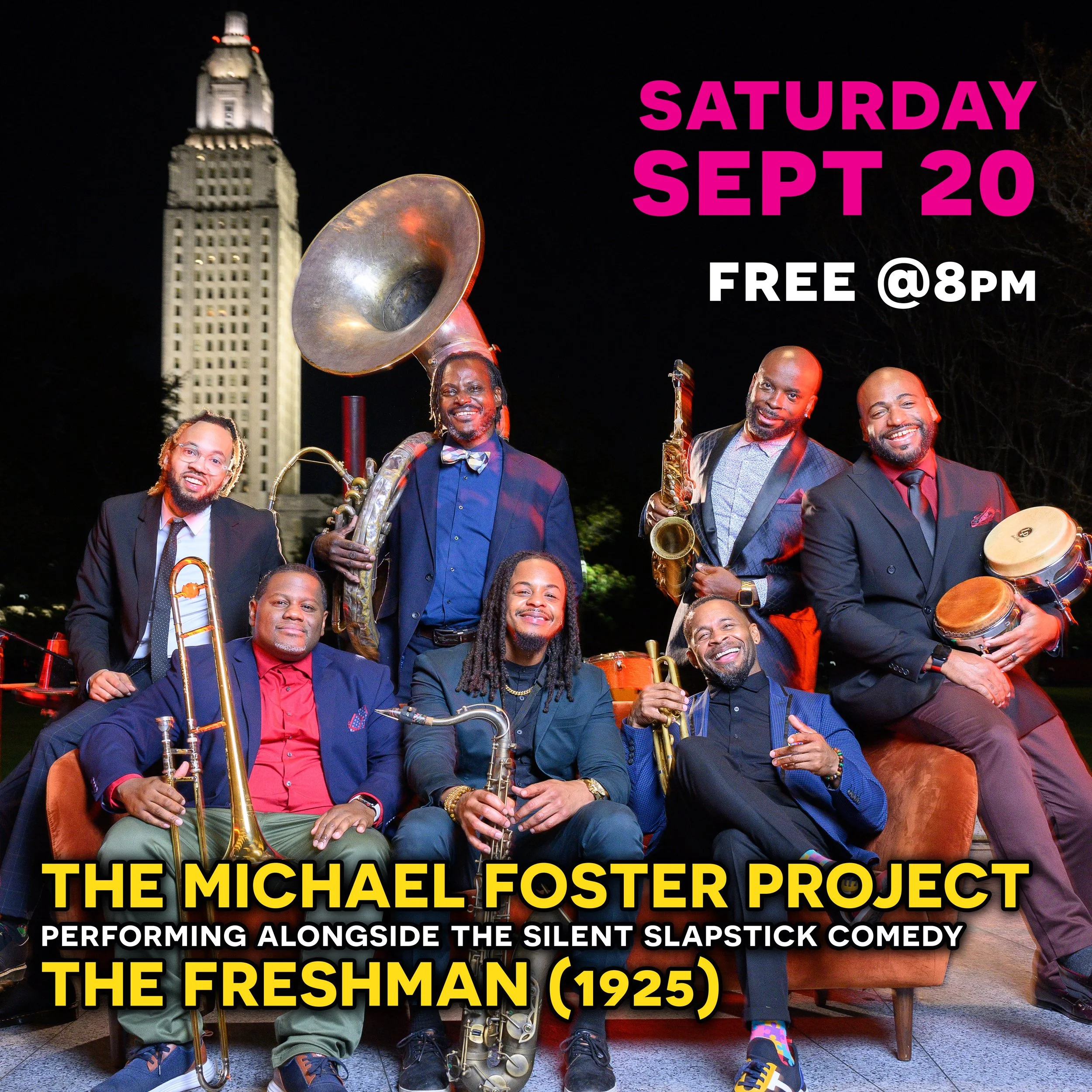 Movies & Music on the Lawn: Michael Foster Project / The Freshman (1925)