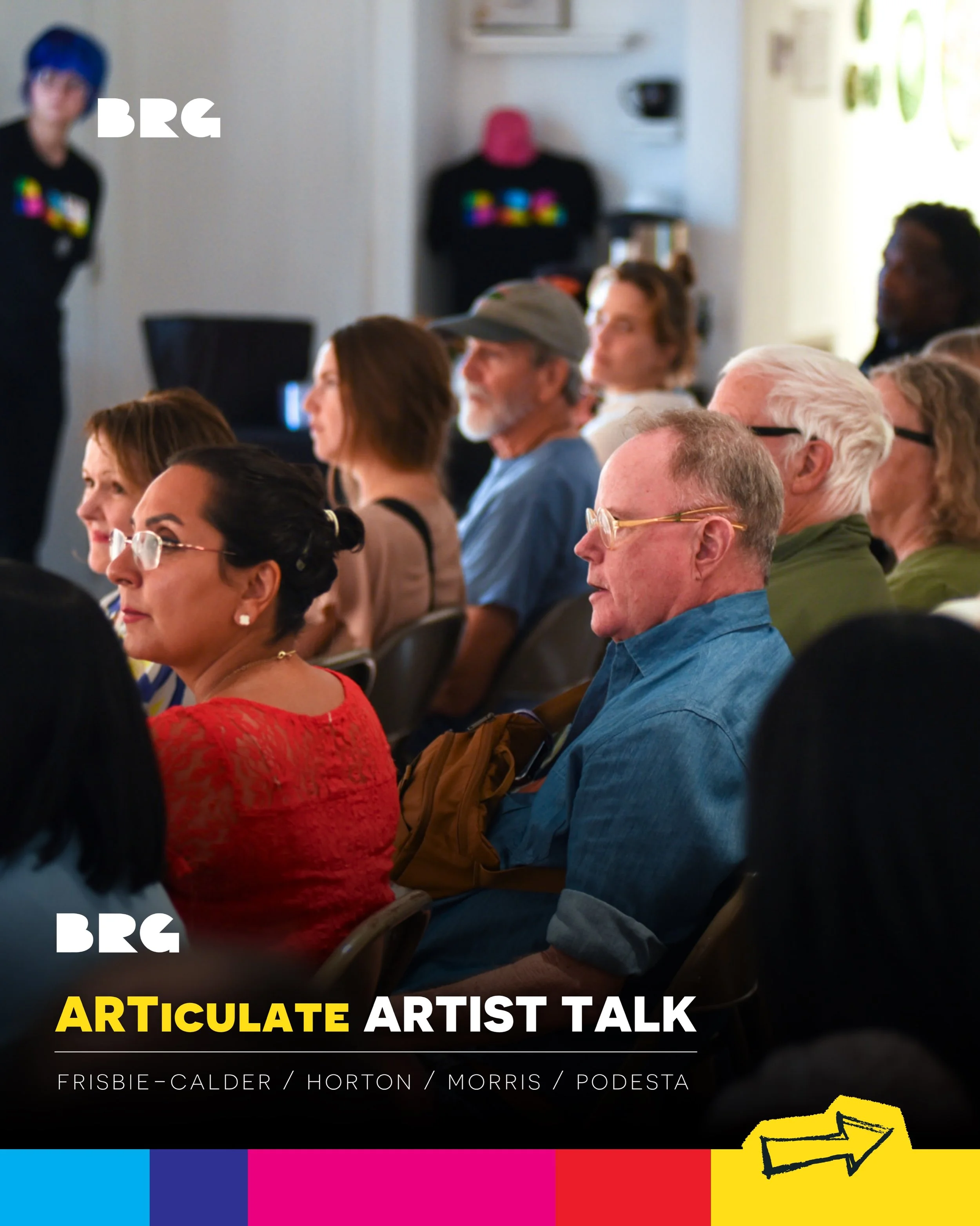 Thank you to everyone who came out to today&rsquo;s ARTiculate Artist Talk: featuring this month&rsquo;s BRG exhibiting artist members Pippin Frisbie-Calder, David Horton, Matt Morris, and Alex Podesta. These talks provide the unique opportunity to c