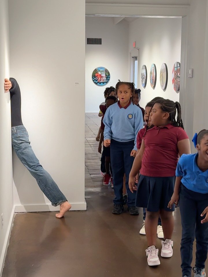 Our favorite day of the month when @mckinleyelementarybr stops by for their monthly field trip to check out the newest exhibition. Which do you think was their favorite? 🤣