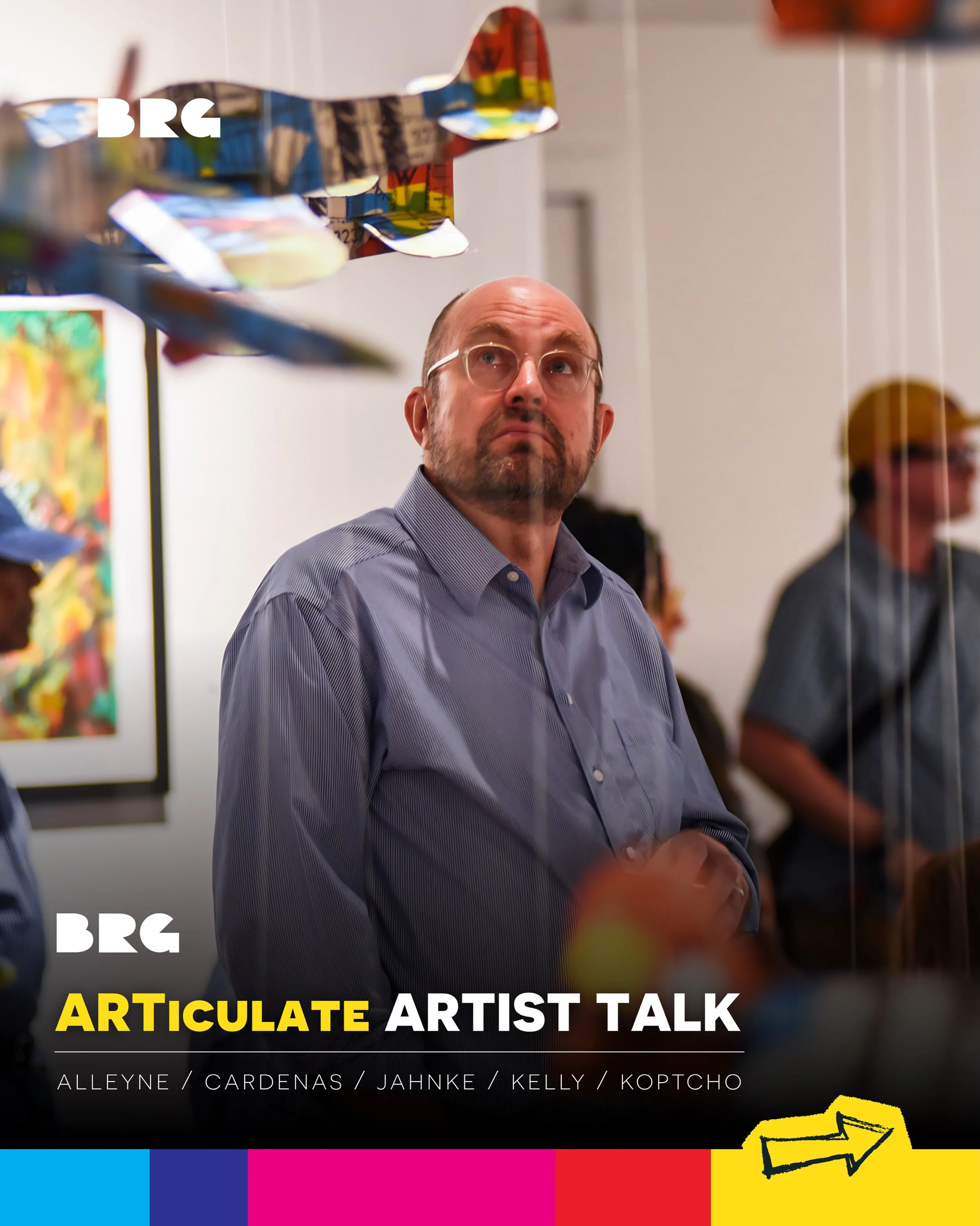 Thank you to everyone who came out to today&rsquo;s ARTiculate Artist Talk featuring BRG&rsquo;s exhibiting artist members John Alleyne, Lauren Carden&aacute;s, Ross Jahnke, Brian Kelly, and Leslie Koptcho. This months exhibition is on view until Sun