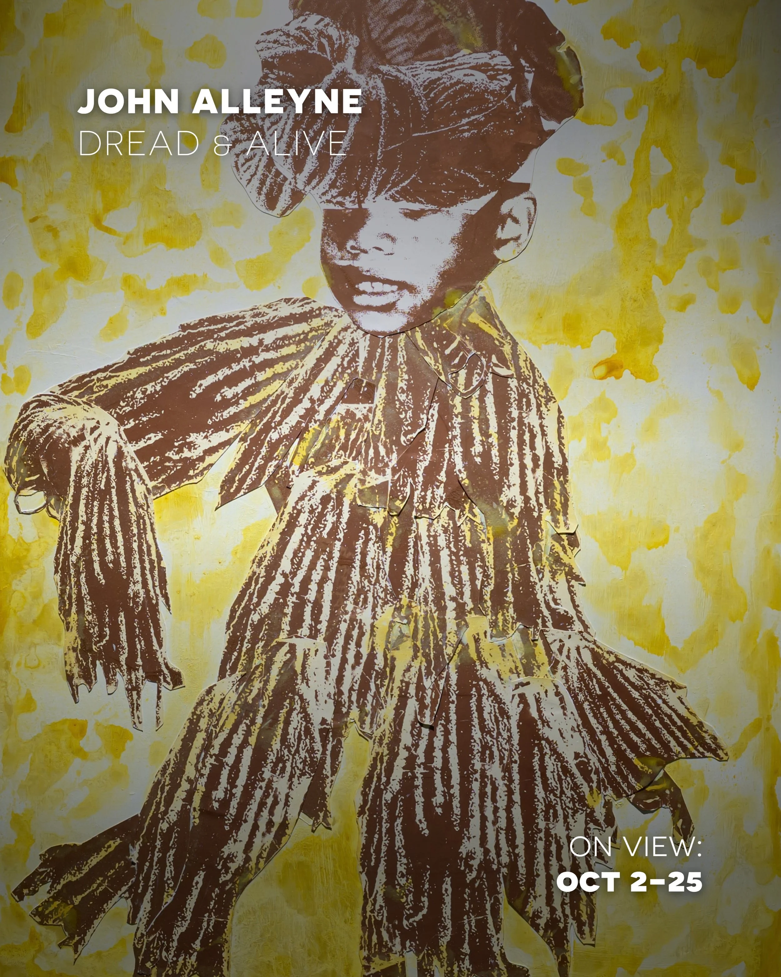 Current Exhibition
&ldquo;DREAD &amp; ALIVE&rdquo; the newest works by BRG Exhibiting Artist Member, John Alleyne. 

OCT 2-25
Tuesday-Sun, 12-6
Free &amp; open to all.