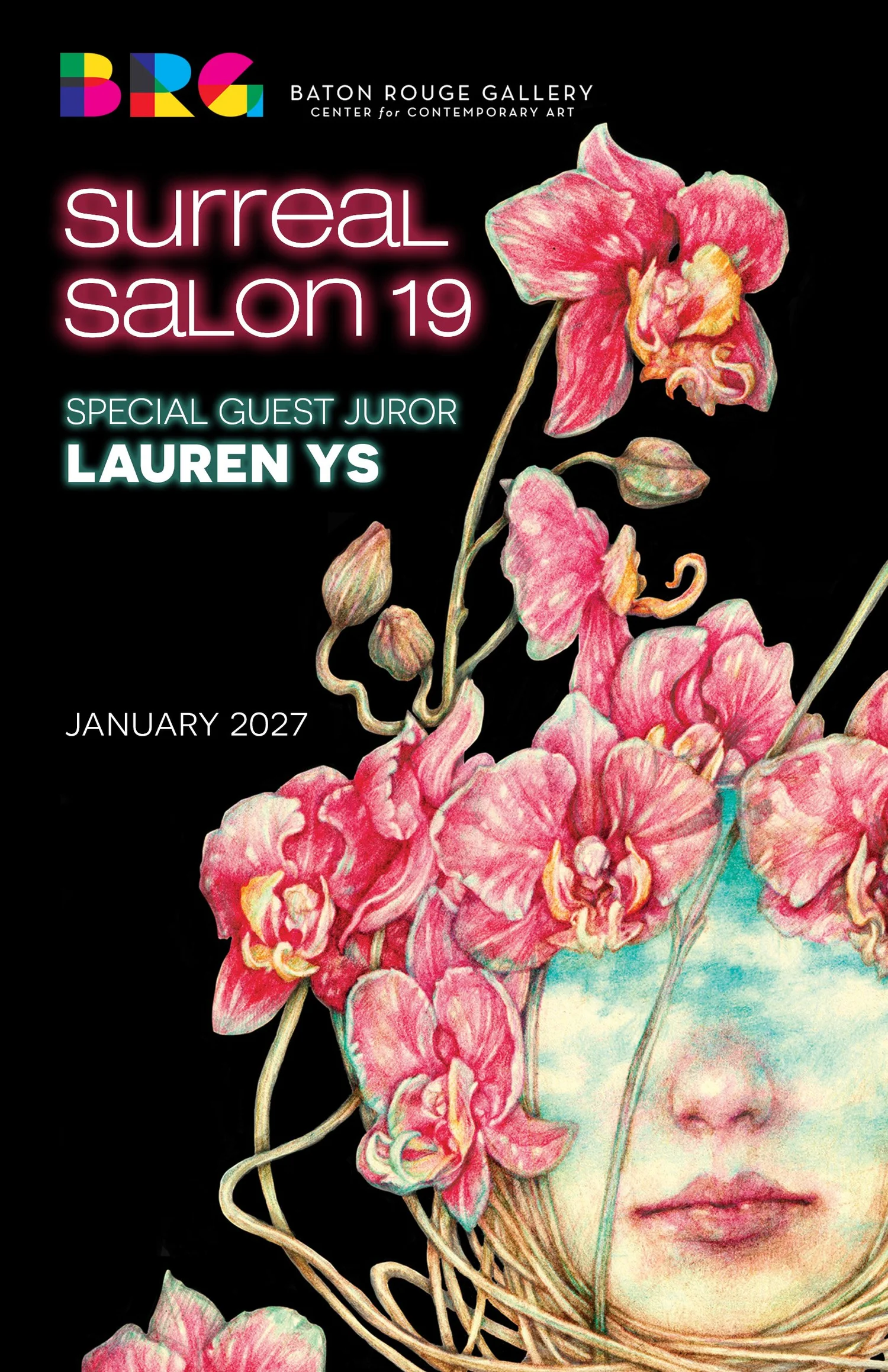 Surreal Salon 19 — International Pop-Surrealism & Lowbrow Exhibition, Baton Rouge Gallery (Juror Lauren YS)