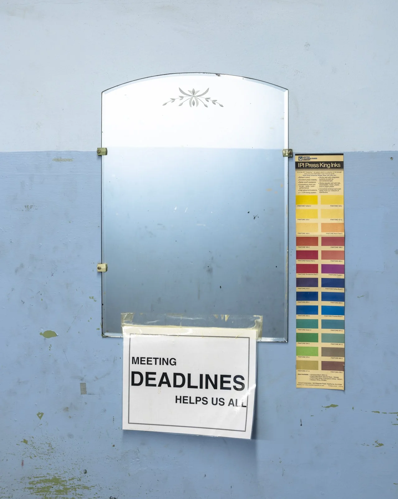 Meeting Deadlines Helps Us All, Former Winfield Daily Courier Office, Winfield, KS, 2024