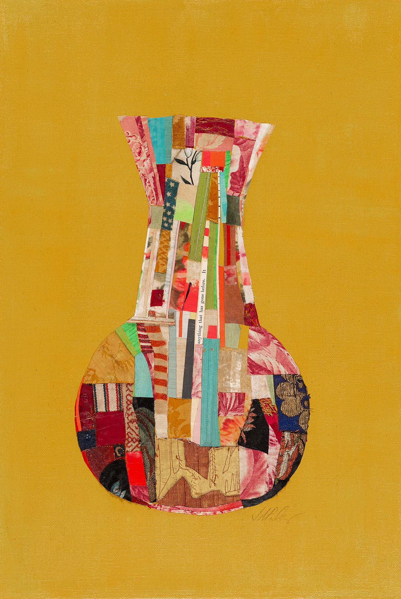 ©Jacqueline Dee Parker_Vessel (Promises Kept)_vintage paper, antique textiles and acrylic on canvas, 18.5 x 12.5 in..png