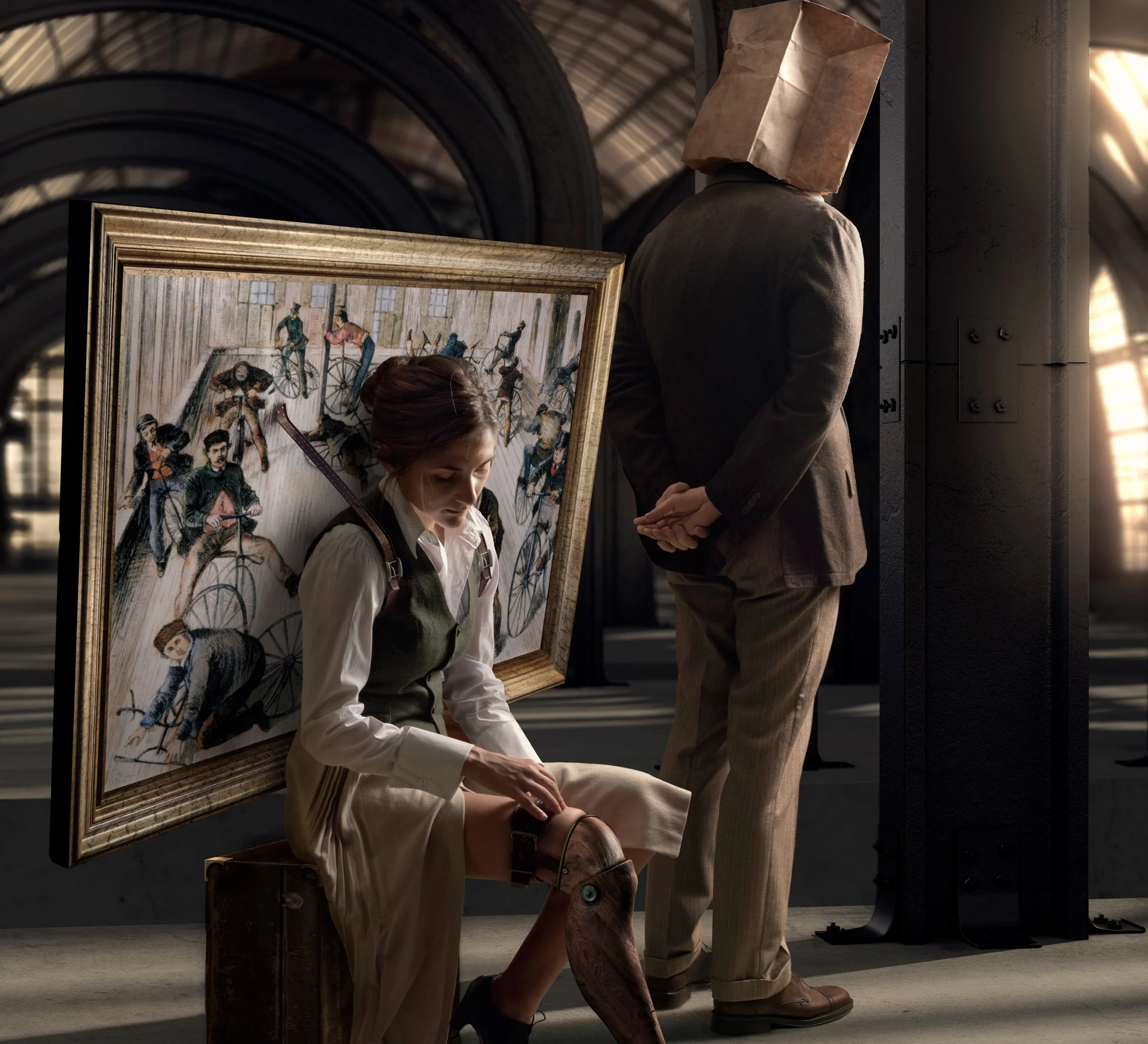 A Pair of Gnostics Burdened on a Platform.jpg