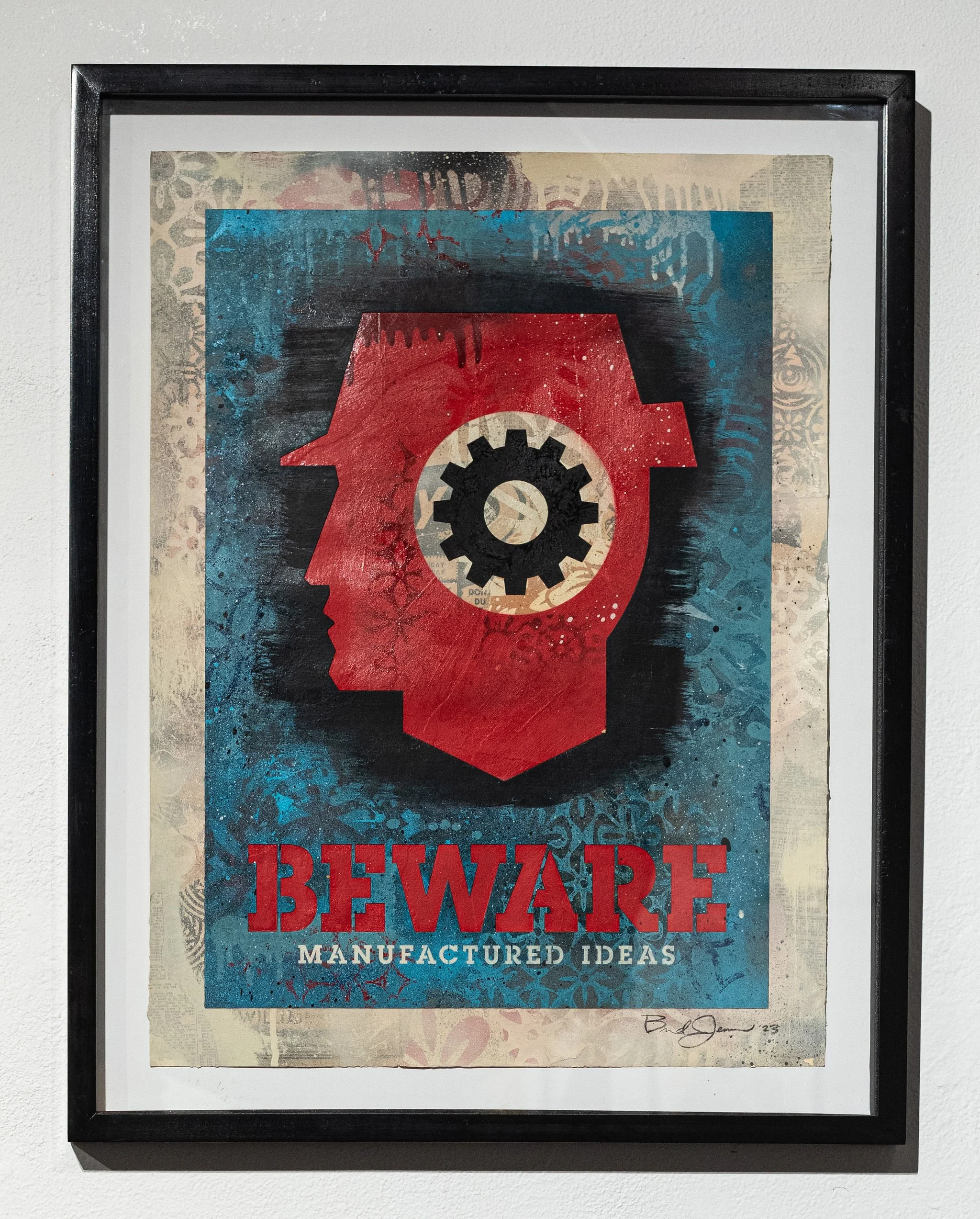 Manufactured Thoughts Study (Blue/Red)