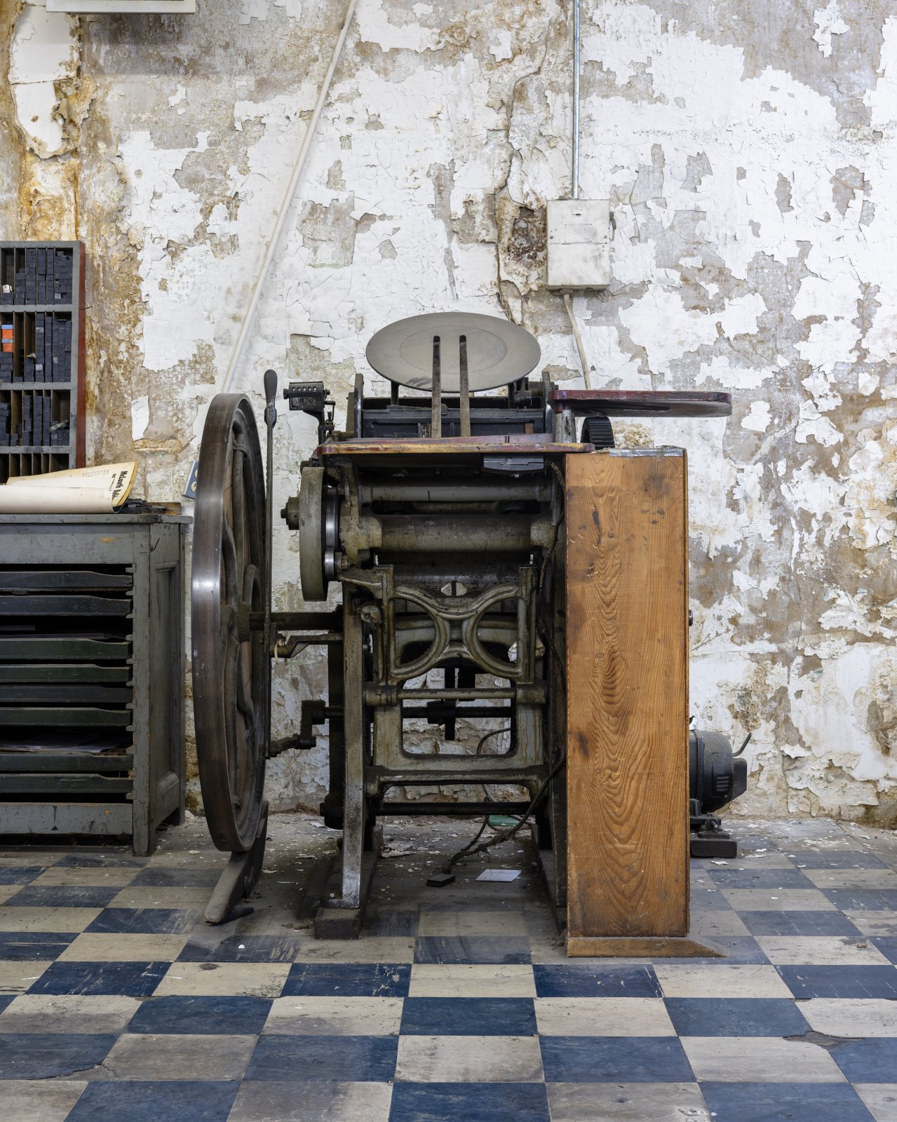 Printing Press, Valley Falls Vindicator, Valley Falls, KS, 2022