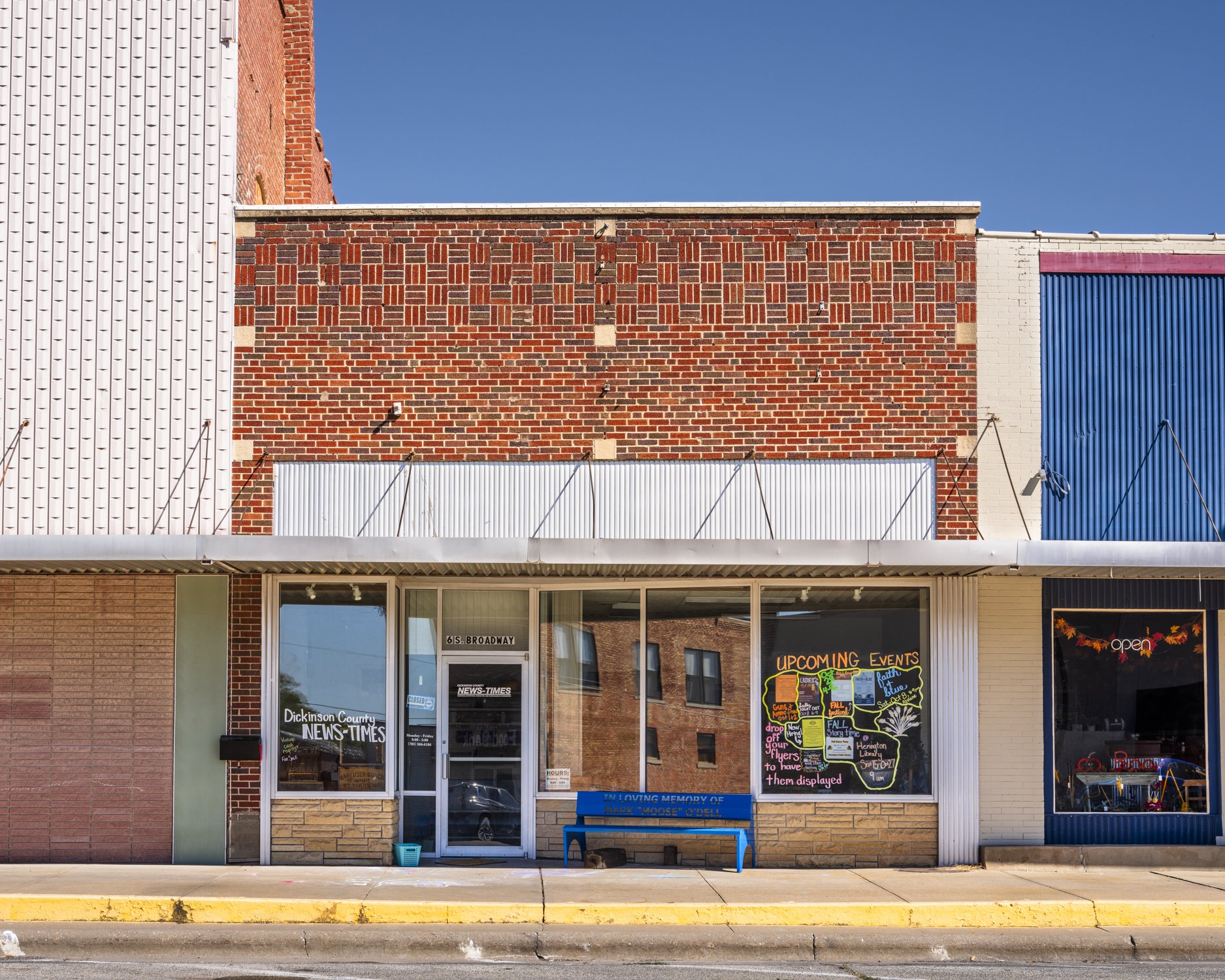 Dickenson County News - Times Office, Herrington, KS, 2022
