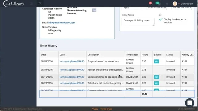 Notes, Time and Expenses (Copy)