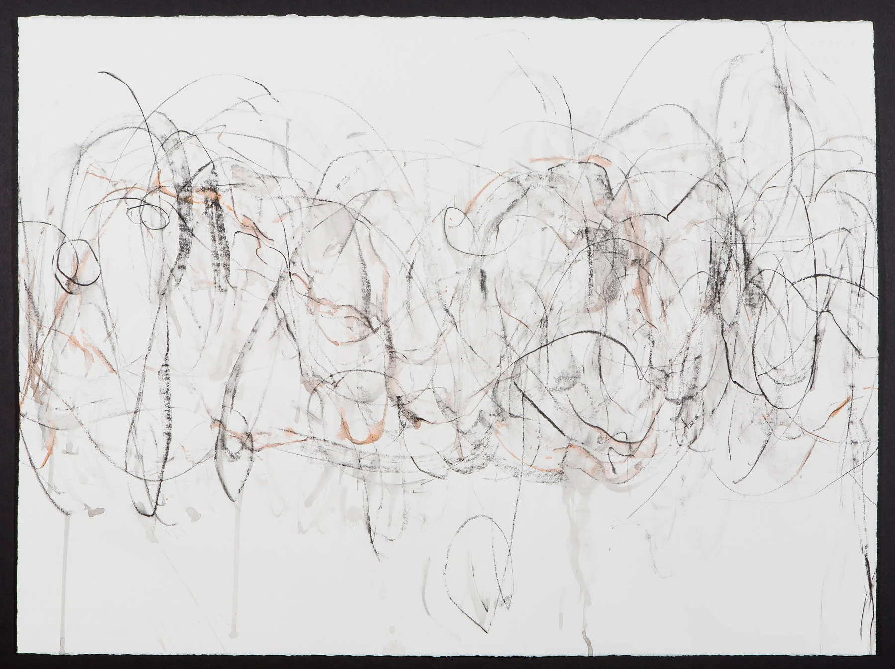 Touch, 2015 ink and graphite on paper, 22 x 30