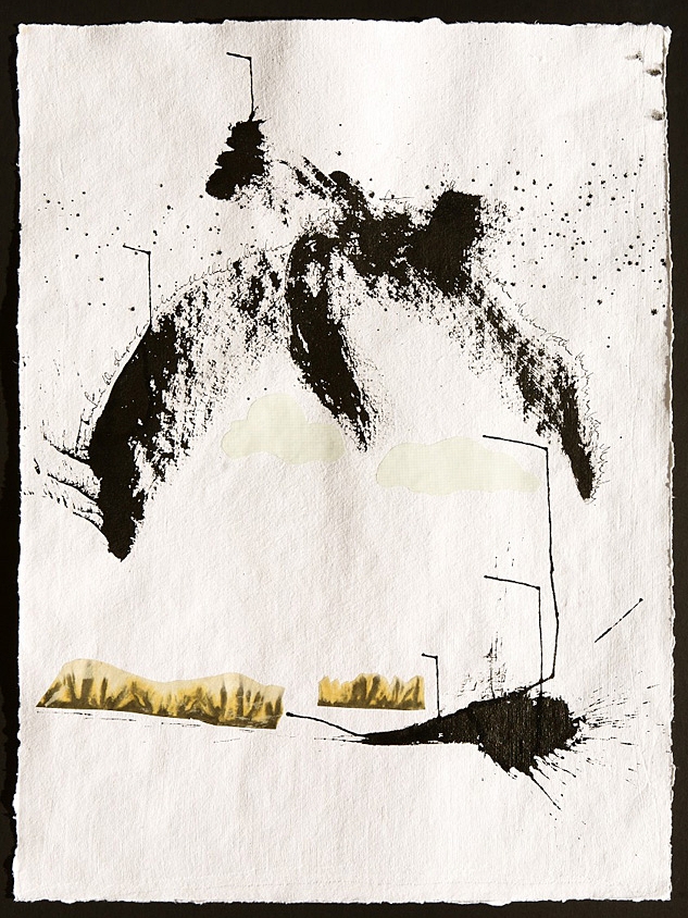 The World in a Cup of Water (2012) mixed media on paper
