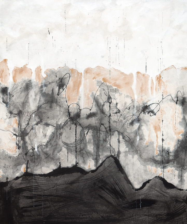  Landscape (2014) mixed media on canvas 