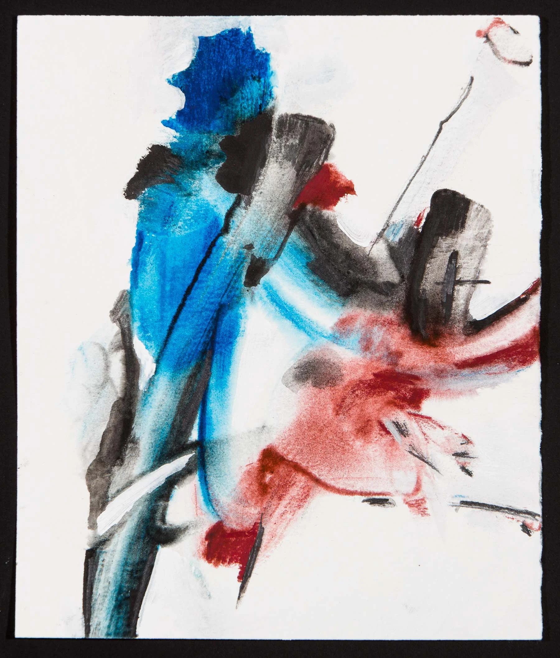 Ges/Sw 67 (2016) mixed media on paper 8 x 10"